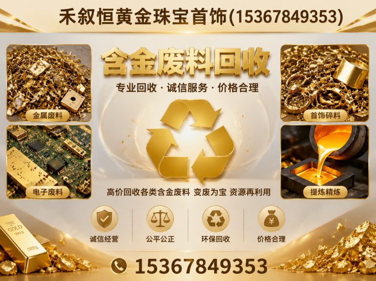 金坛区禾叙恒黄金珠宝首饰展示图